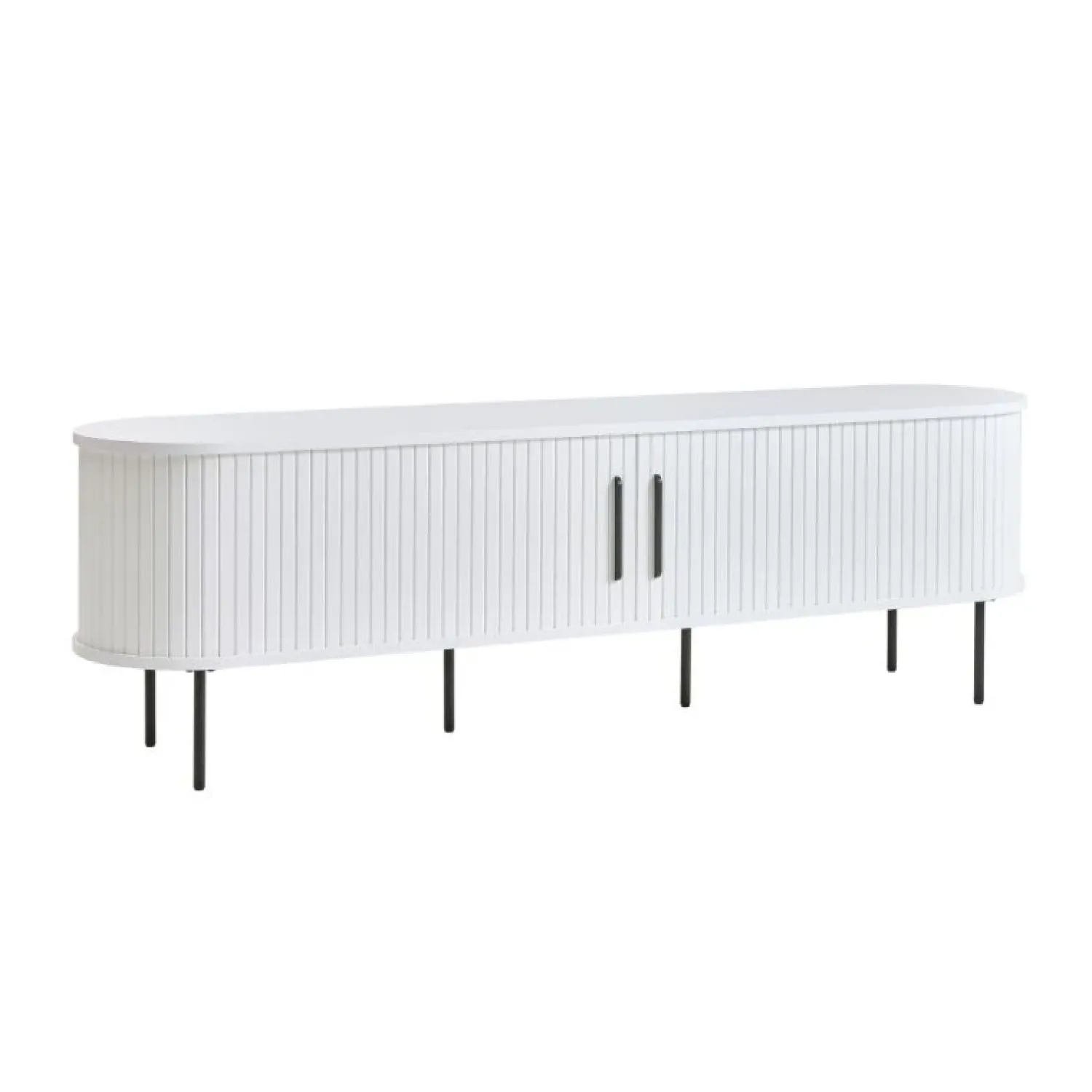 LykkeHome Industriele Kasten|Tv Meubels|Nita TV meubel Wit 180cm