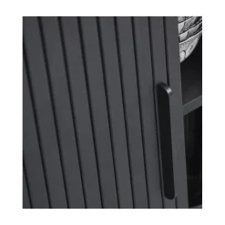 LykkeHome Industriele Kasten|Tv Meubels|Nita TV meubel zwart 120cm