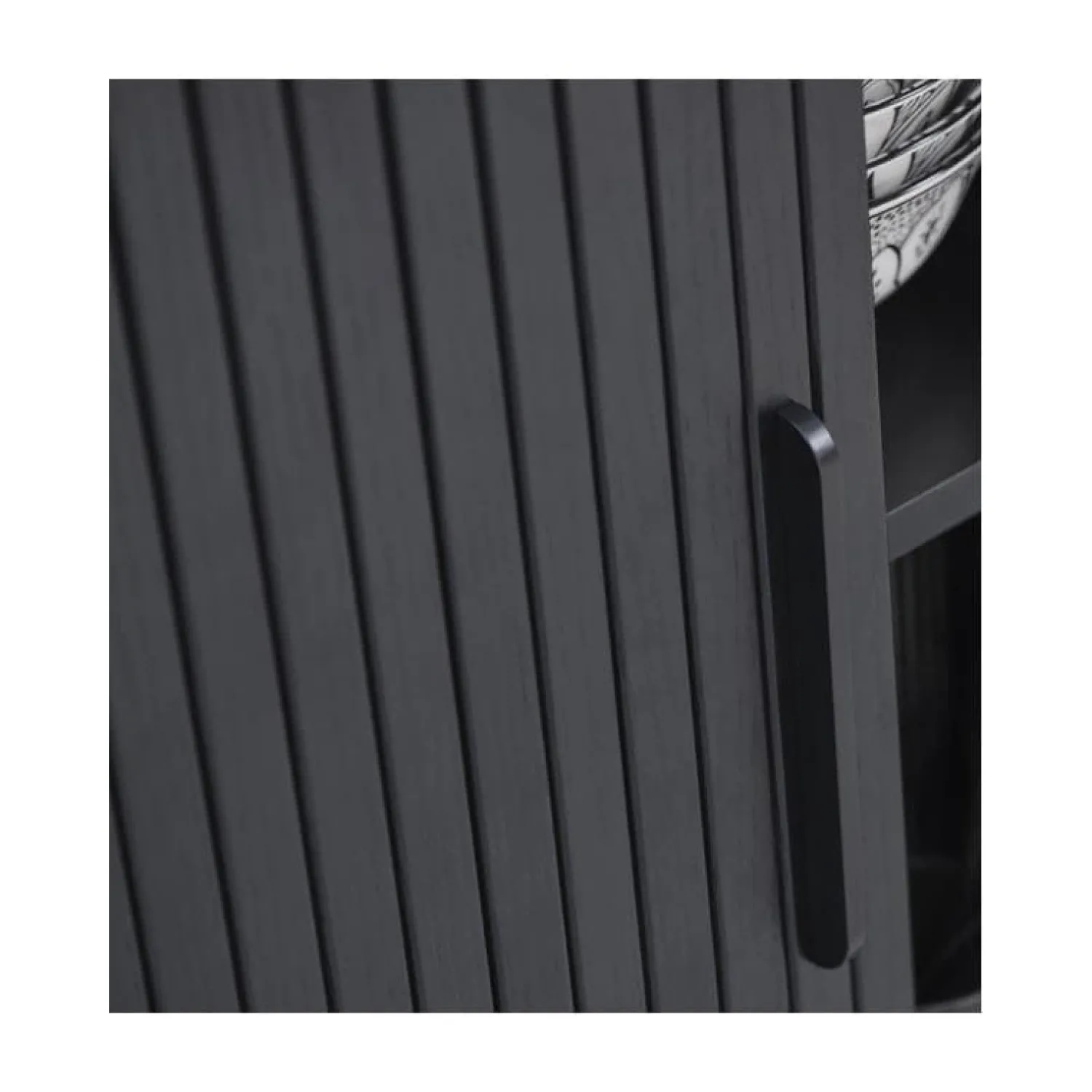 LykkeHome Industriele Kasten|Tv Meubels|Nita TV meubel zwart 120cm