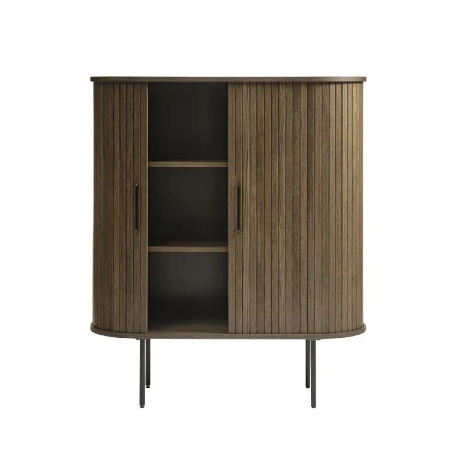 LykkeHome Wandkasten|Industriele Kasten|Nita wandkast donkerbruin 100cm