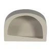 WOOOD Wandrekken|Wandrekken|Noam Wanddeco Halfrond Hout Dust 24cm