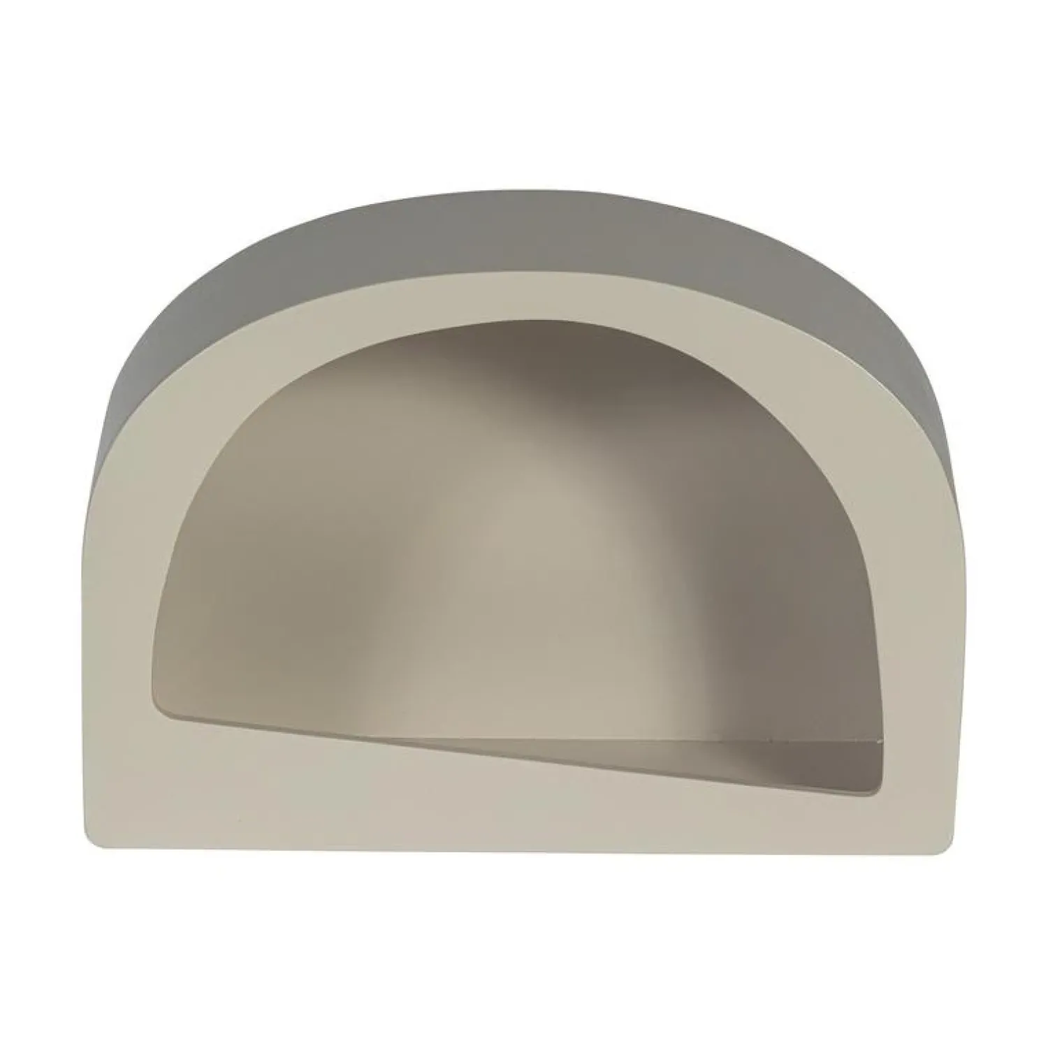 WOOOD Wandrekken|Wandrekken|Noam Wanddeco Halfrond Hout Dust 24cm