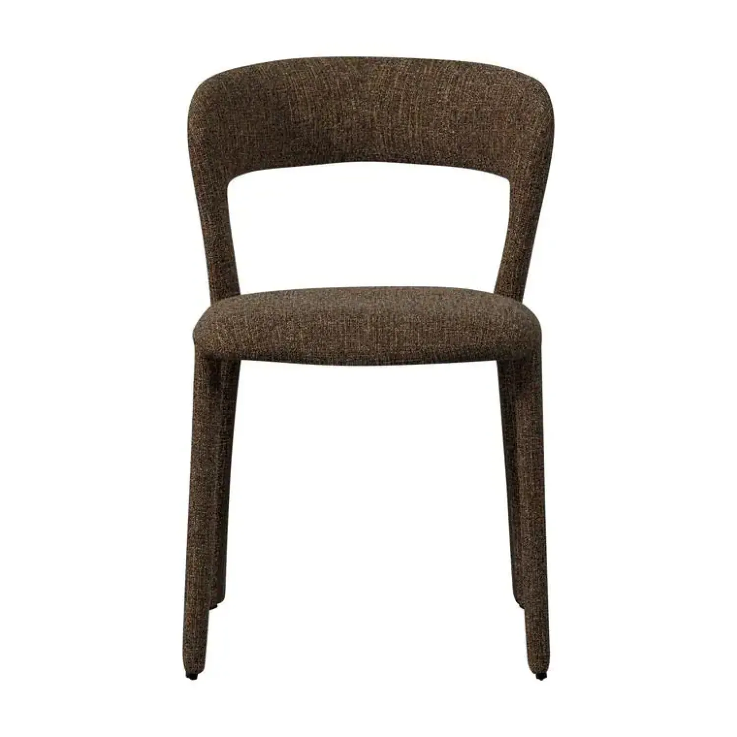 WOOOD Eetkamerstoelen|Noble Eetkamerstoel Donkerbruin Melange