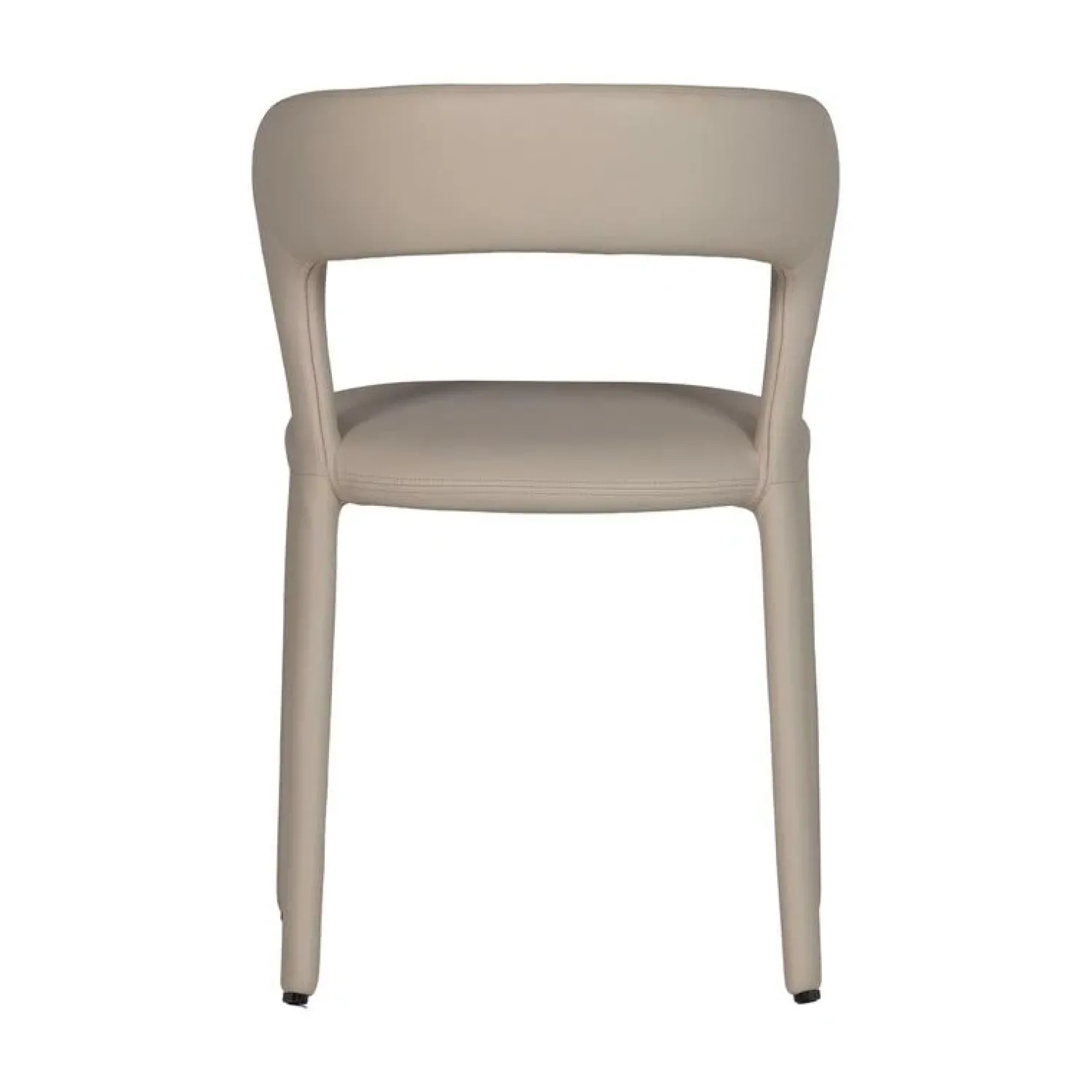 WOOOD Eetkamerstoelen|Noble Eetkamerstoel Leerlook Beige
