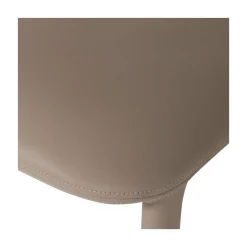 WOOOD Eetkamerstoelen|Noble Eetkamerstoel Leerlook Beige