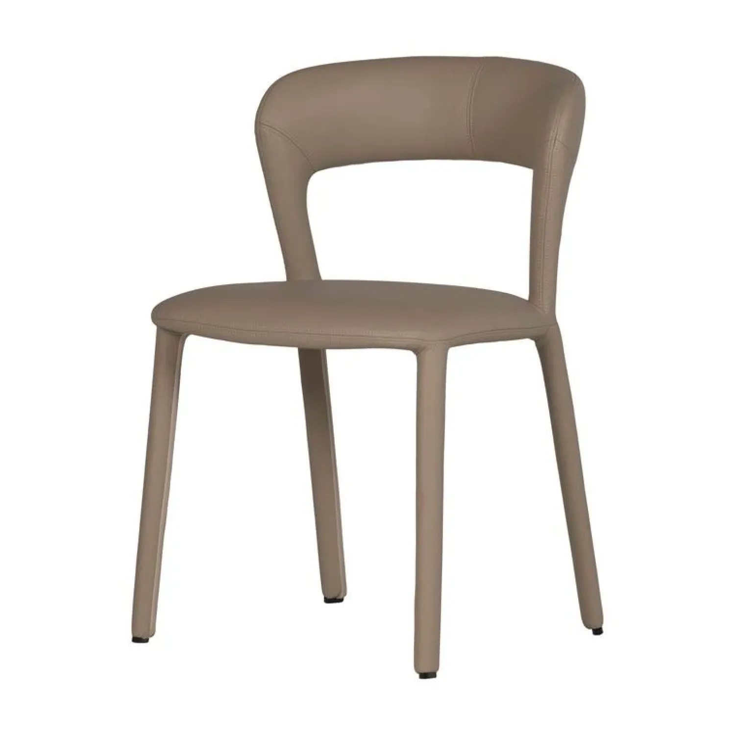 WOOOD Eetkamerstoelen|Noble Eetkamerstoel Leerlook Zand
