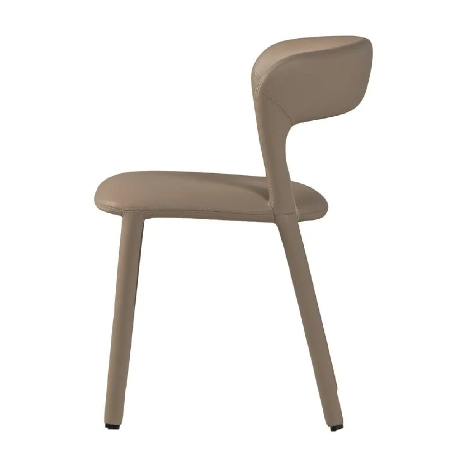 WOOOD Eetkamerstoelen|Noble Eetkamerstoel Leerlook Zand