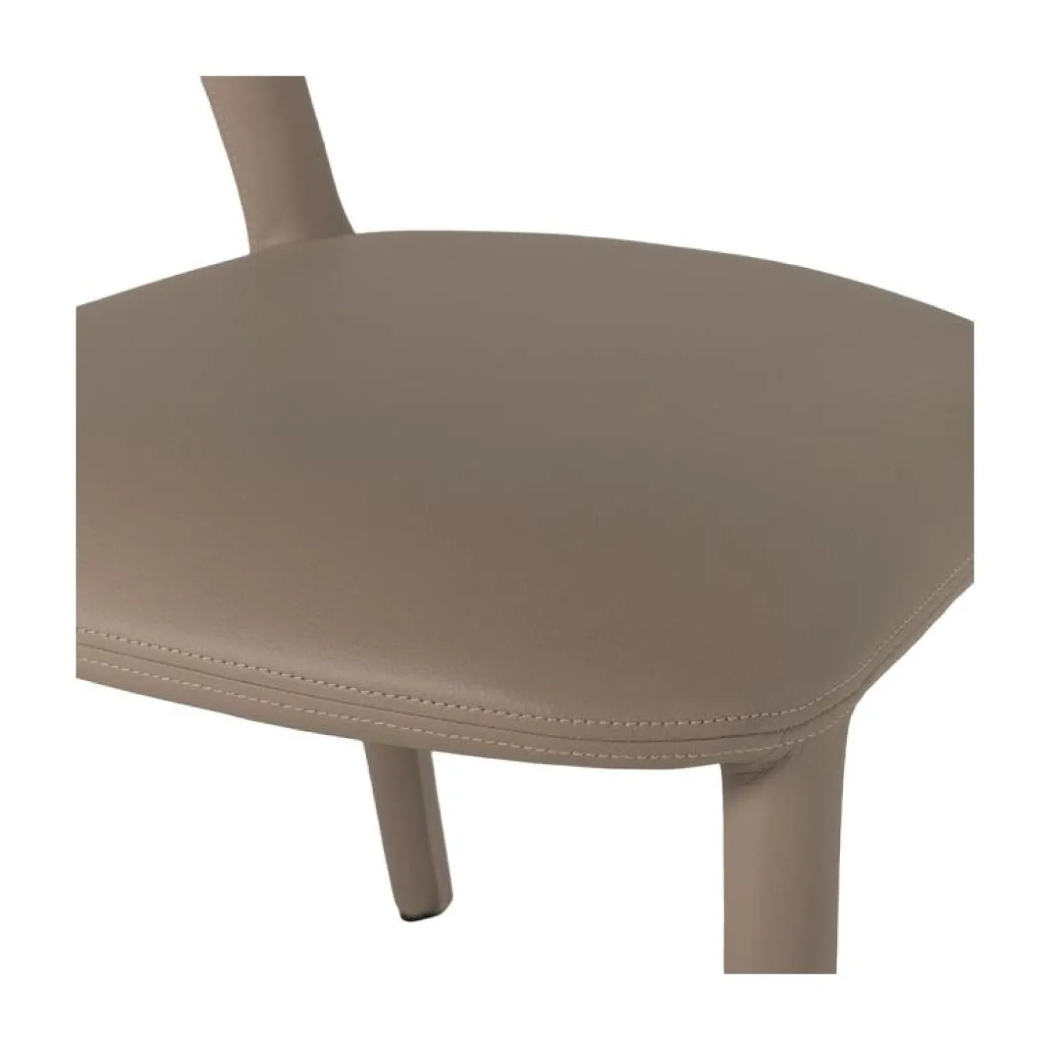 WOOOD Eetkamerstoelen|Noble Eetkamerstoel Leerlook Zand