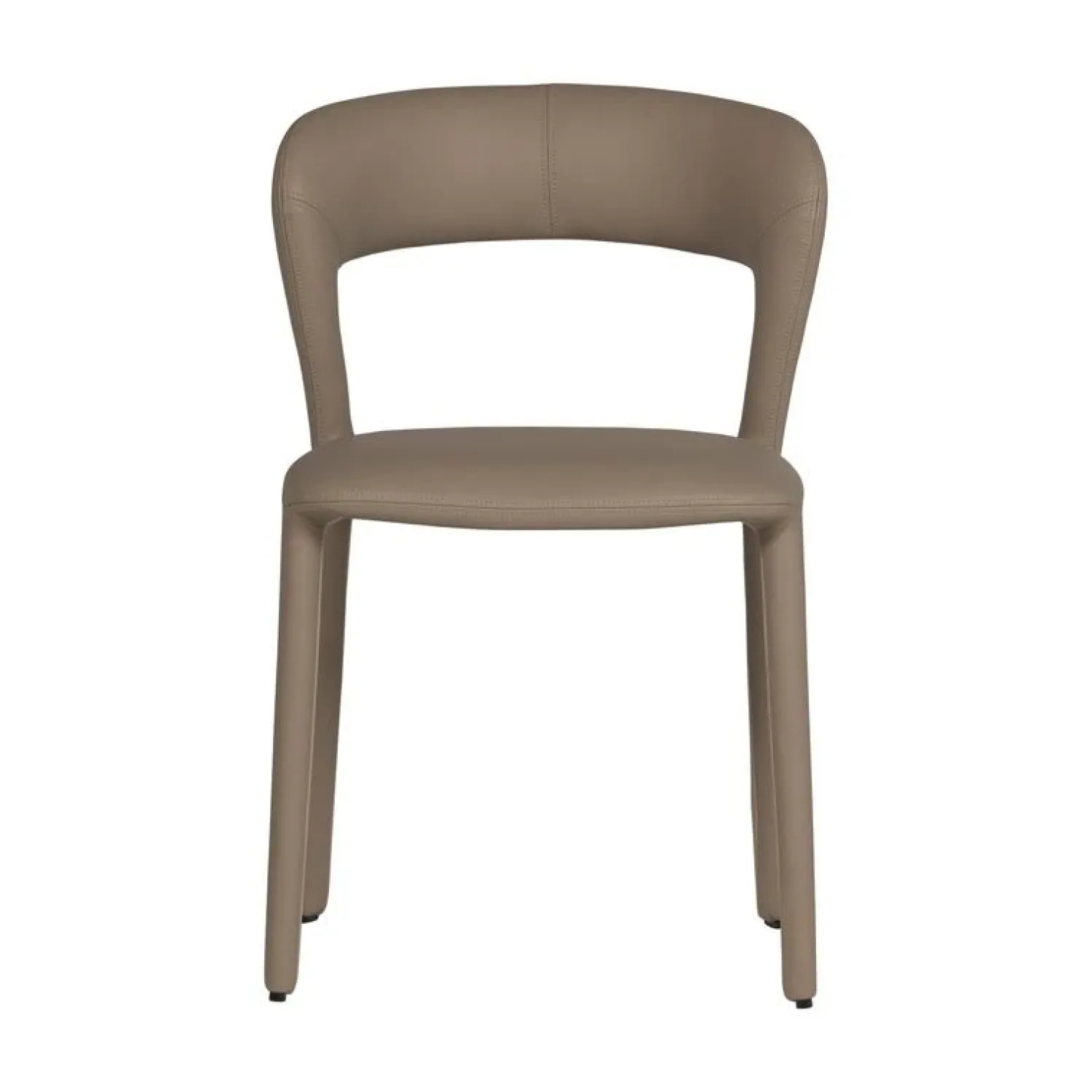 WOOOD Eetkamerstoelen|Noble Eetkamerstoel Leerlook Zand