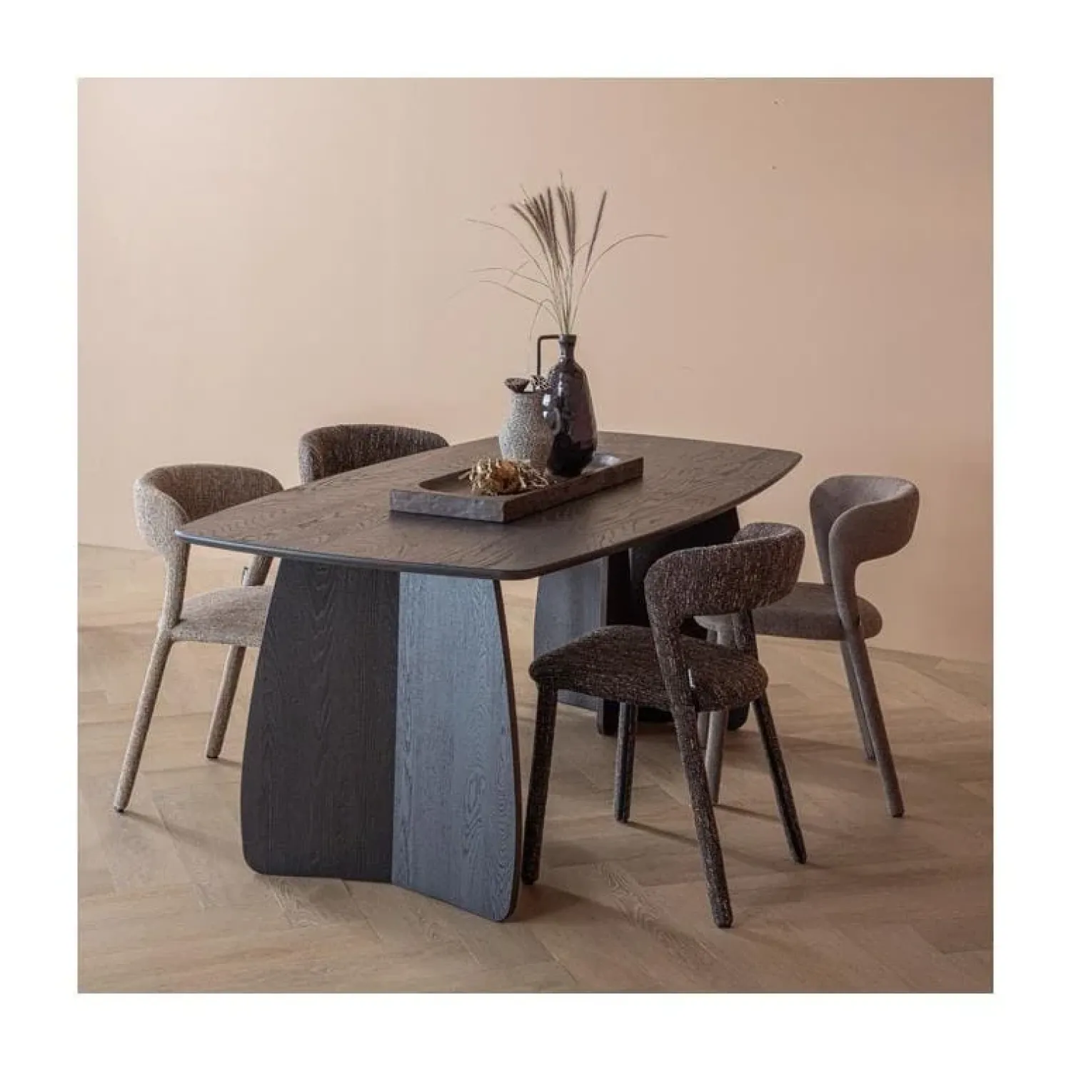 WOOOD Eetkamerstoelen|Noble Eetkamerstoel Taupe