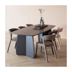 WOOOD Eetkamerstoelen|Noble Eetkamerstoel Zand