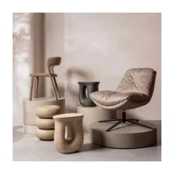 WOOOD Eetkamerstoelen|Noble Eetkamerstoel Zand Melange