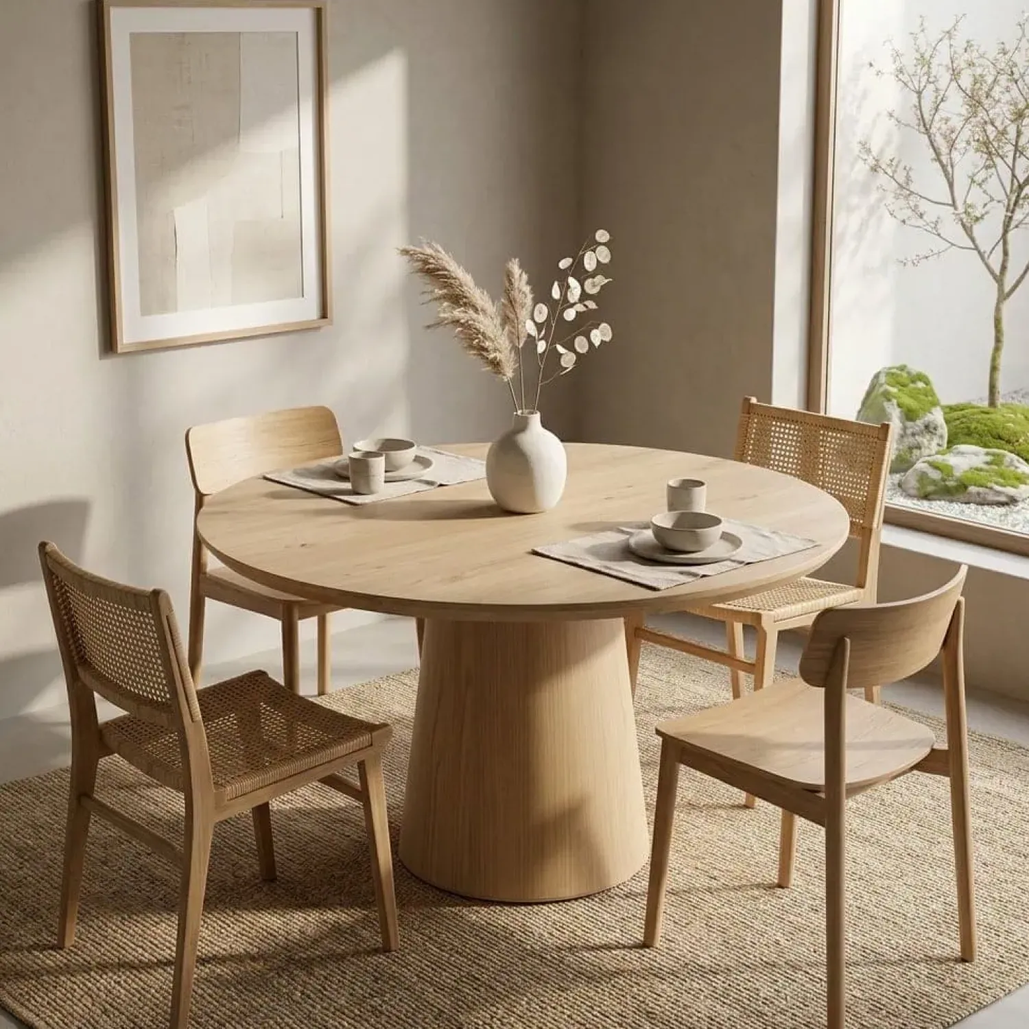 Eleonora Eettafels|Nola Eettafel naturel 130 cm