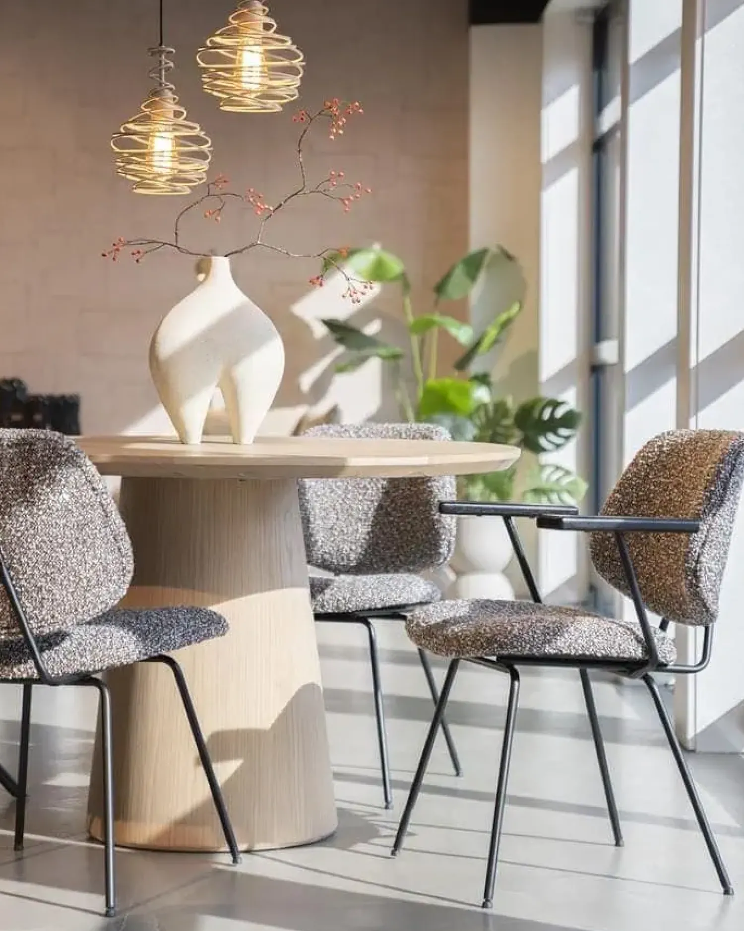 Eleonora Eettafels|Nola Eettafel naturel 130 cm