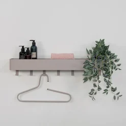 Redin Design Kapstokken|Nolan 7 Wandkapstok Taupe 72cm
