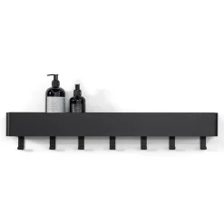Redin Design Kapstokken|Nolan 7 Wandkapstok Zwart 72cm