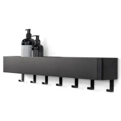 Redin Design Kapstokken|Nolan 7 Wandkapstok Zwart 72cm