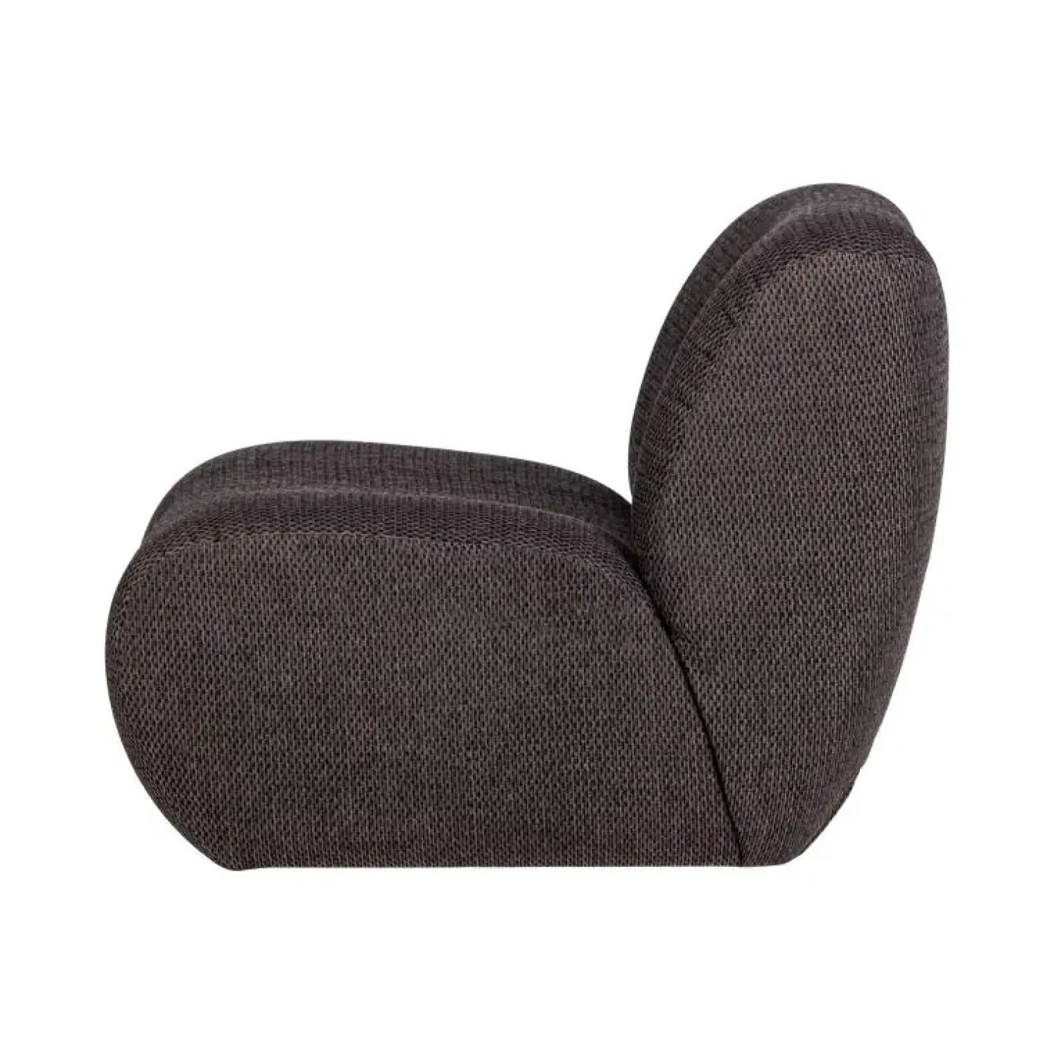 WOOOD Fauteuils|Nomu Fauteuil chenille Antraciet