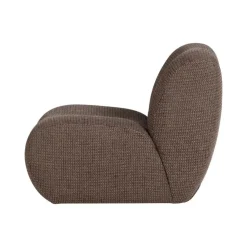 WOOOD Fauteuils|Nomu Fauteuil chenille Bruin