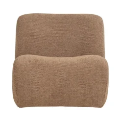 WOOOD Fauteuils|Nomu Fauteuil chenille Lichtbruin