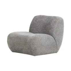 WOOOD Fauteuils|Nomu Fauteuil velvet Lichtblauw
