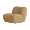 WOOOD Fauteuils|Nomu Fauteuil velvet Lichtgeel