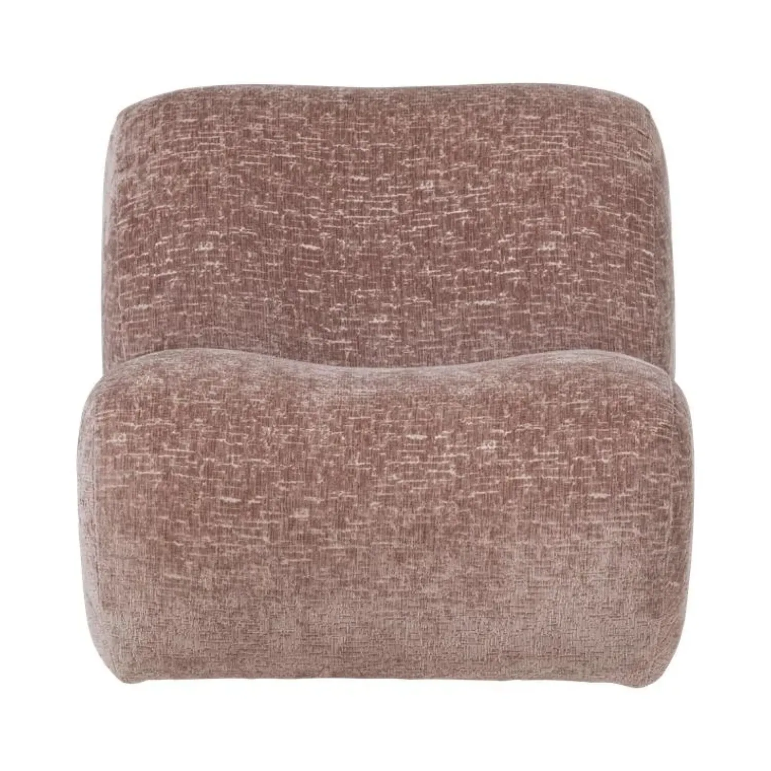 WOOOD Fauteuils|Nomu Fauteuil velvet Lichtroze