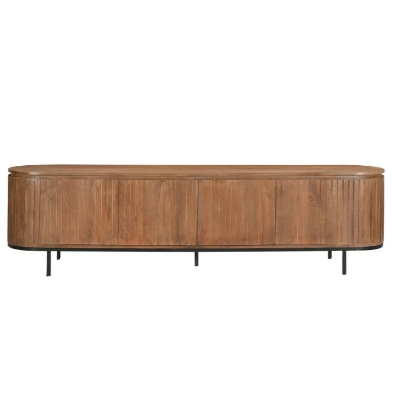 Livingfurn Industriele Kasten|Tv Meubels|Noor tv-meubel 210cm naturel