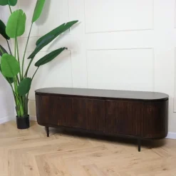 Livingfurn Industriele Kasten|Tv Meubels|Noor tv-meubel 170cm walnoot