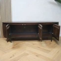 Livingfurn Industriele Kasten|Tv Meubels|Noor tv-meubel 170cm walnoot