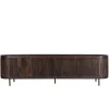 Livingfurn Industriele Kasten|Tv Meubels|Noor tv-meubel 210cm walnoot
