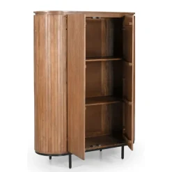 Livingfurn Wandkasten|Industriele Kasten|Noor wandkast 115 cm naturel