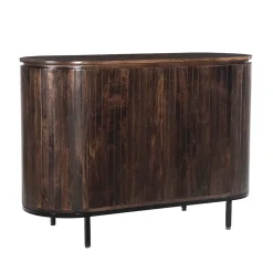 Livingfurn Wandkasten|Dressoirs|Noor wandkast 115cm walnoot