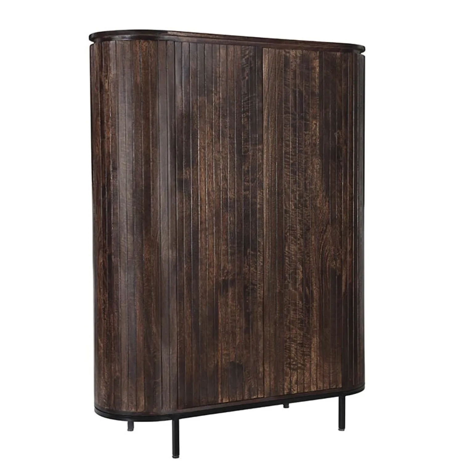 Livingfurn Wandkasten|Industriele Kasten|Noor wandkast 115 cm walnoot
