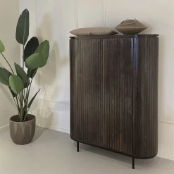 Livingfurn Wandkasten|Industriele Kasten|Noor wandkast 115 cm walnoot