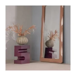 WOOOD Spiegels|Norea Passpiegel Hoogglans Oudroze 180cm