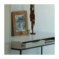 WOOOD Bureautafels|Nore Bureau Dennenhout Dust 130cm