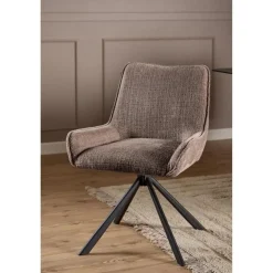 Nordhavn Eetkamerstoelen|Noretta Eetkamerstoel Bruin