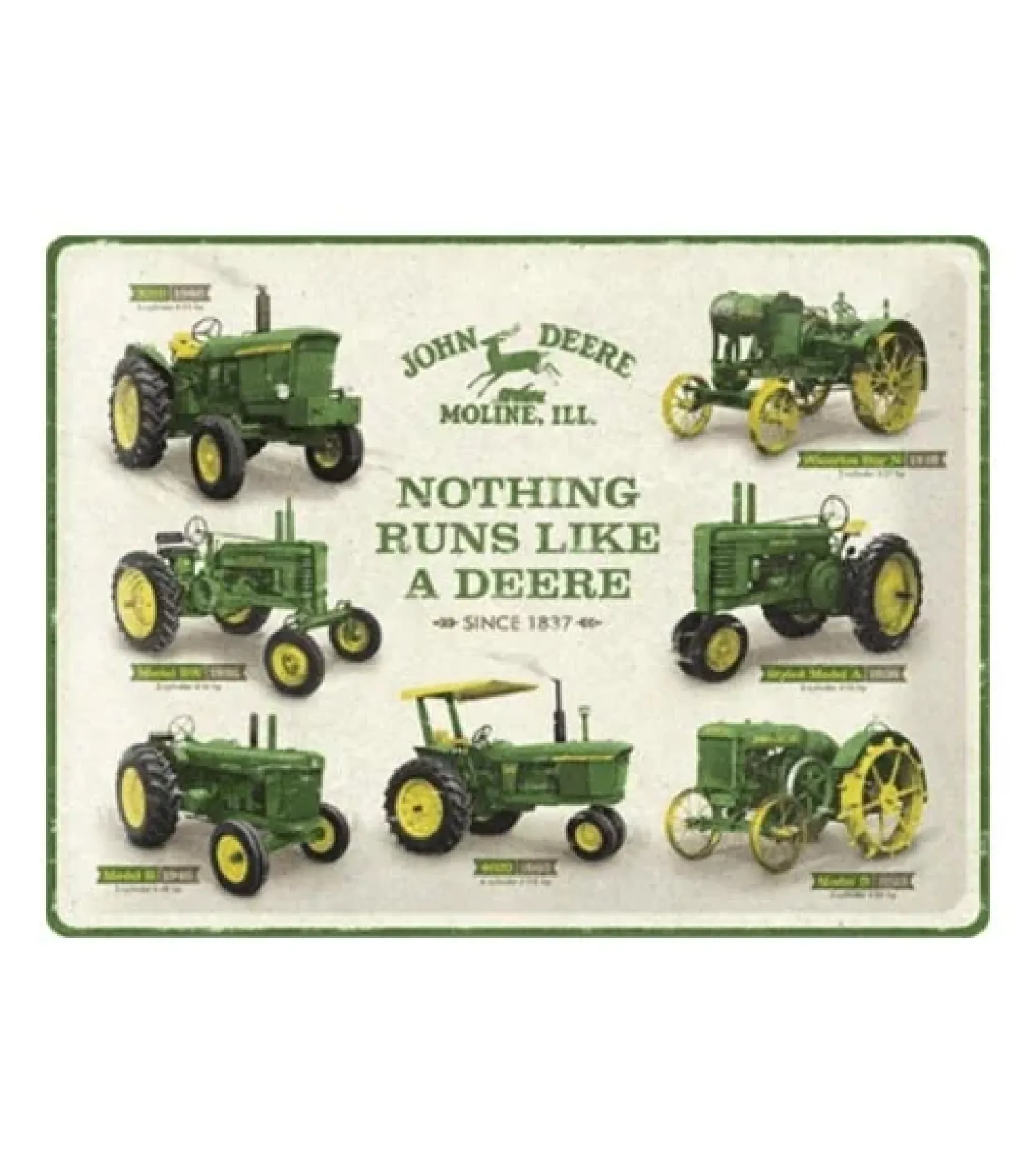Metal Signs Metalen Borden|Nothing runs like a deer - metalen bord