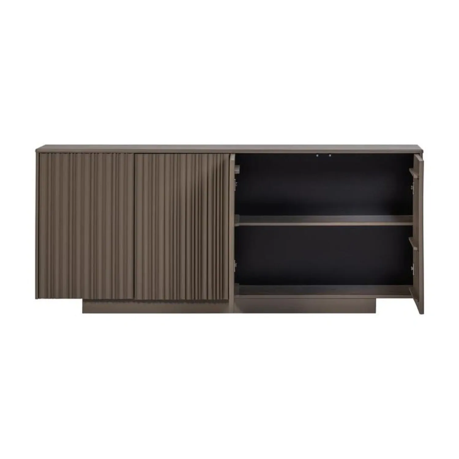 WOOOD Dressoirs|Industriele Kasten|Nova Dressoir Dennenhout Truffelbruin 200cm