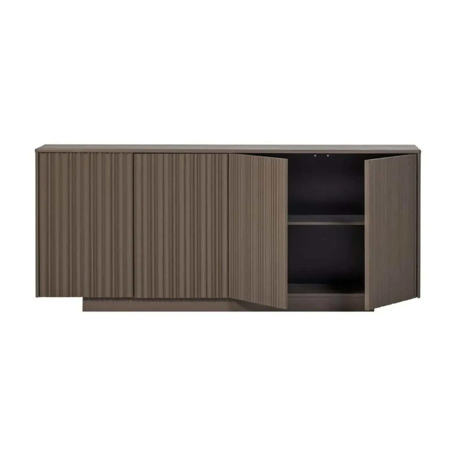 WOOOD Dressoirs|Industriele Kasten|Nova Dressoir Dennenhout Truffelbruin 200cm