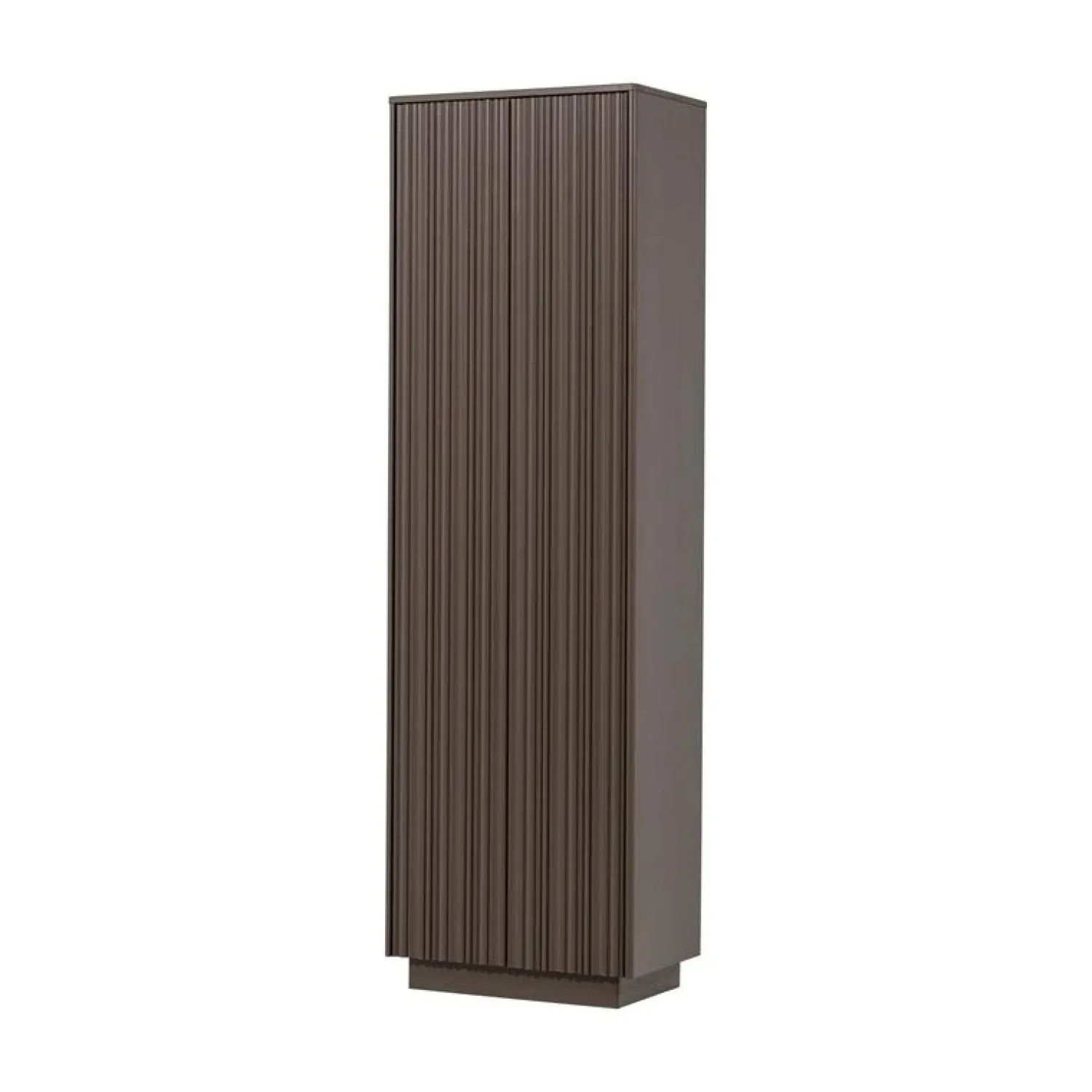 WOOOD Wandkasten|Industriele Kasten|Nova Hoge Opbergkast Dennenhout Truffelbruin 67cm