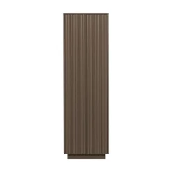WOOOD Wandkasten|Industriele Kasten|Nova Hoge Opbergkast Dennenhout Truffelbruin 67cm