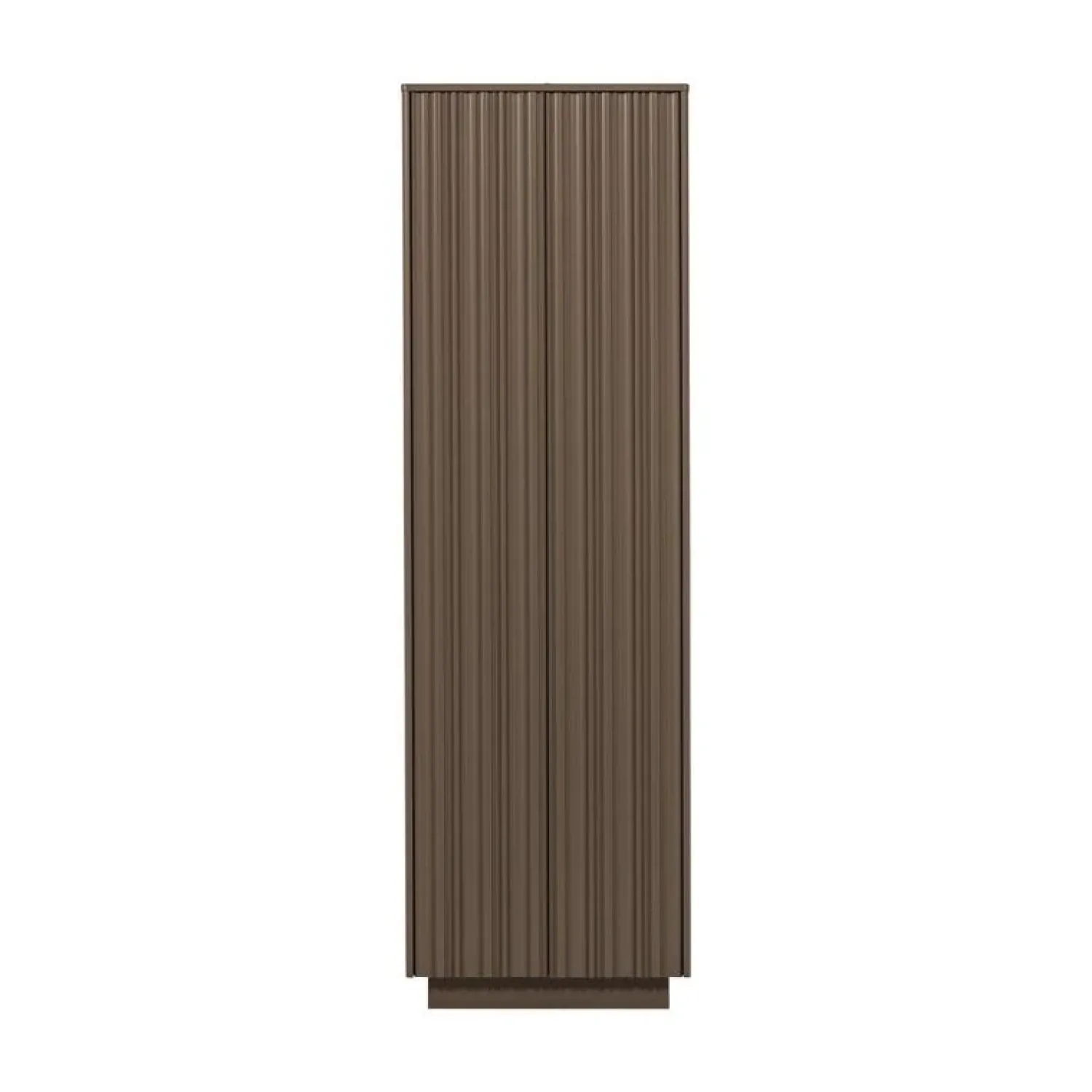 WOOOD Wandkasten|Industriele Kasten|Nova Hoge Opbergkast Dennenhout Truffelbruin 67cm