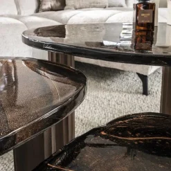 Kalfort Salontafels|Nova Salontafel S Koper / Glas 51cm (Showroommodel)