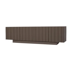 WOOOD Industriele Kasten|Tv Meubels|Nova TV Meubel 200cm Dennenhout Truffelbruin 200cm