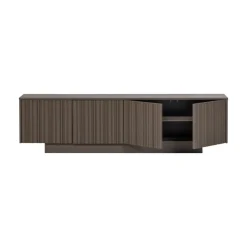 WOOOD Industriele Kasten|Tv Meubels|Nova TV Meubel 200cm Dennenhout Truffelbruin 200cm