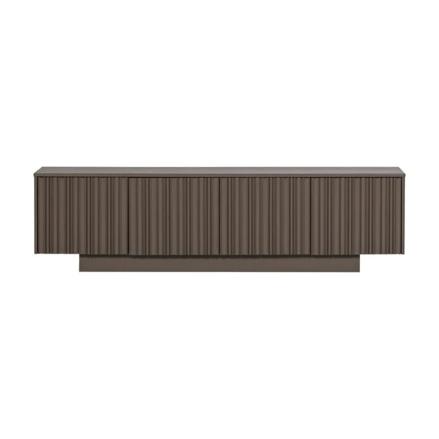 WOOOD Industriele Kasten|Tv Meubels|Nova TV Meubel 200cm Dennenhout Truffelbruin 200cm