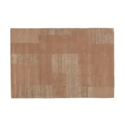 WOOOD Vloerkleden|Noven Handgeweven Vloerkleed Wol/Katoen Zand 170x240cm