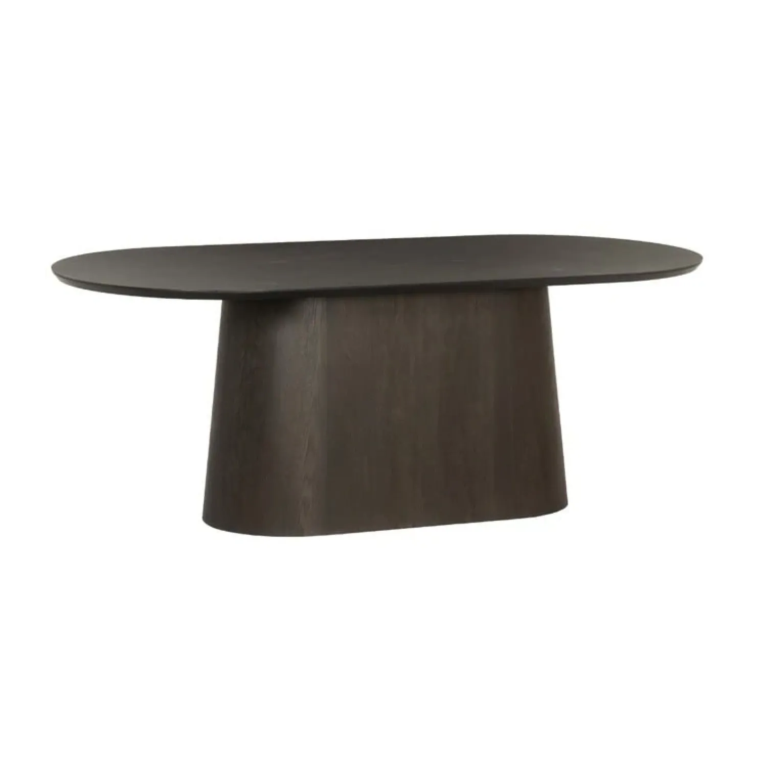 Livingfurn Eettafels|Novero Eettafel Espresso eiken ovaal 200cm
